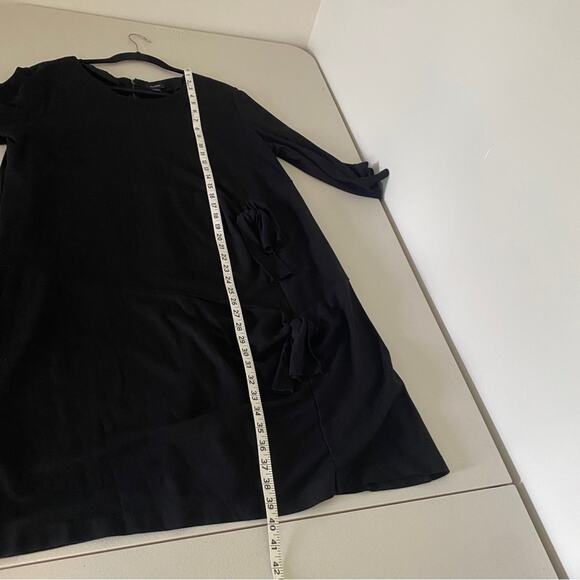 Halogen Women’s Black Bow Tie Detail Knee Length Dress 3/4 Sleeves Size XL - Picture 8 of 8
